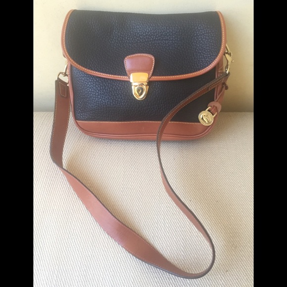 Dooney & Bourke purse vintage excellent condition black tan - Picture 6 of 8